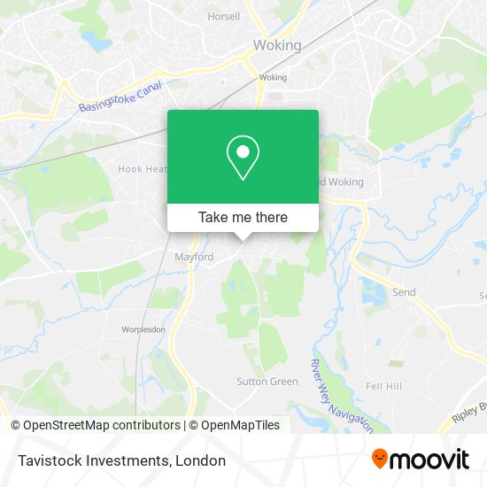 Tavistock Investments map