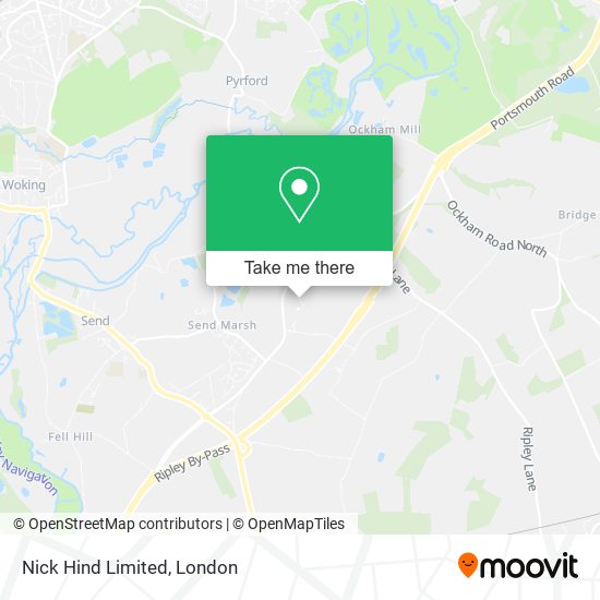 Nick Hind Limited map