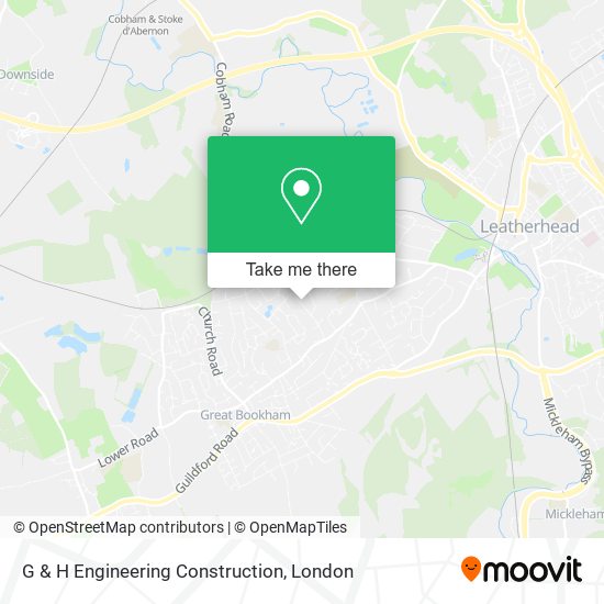 G & H Engineering Construction map