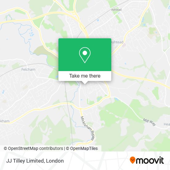 JJ Tilley Limited map