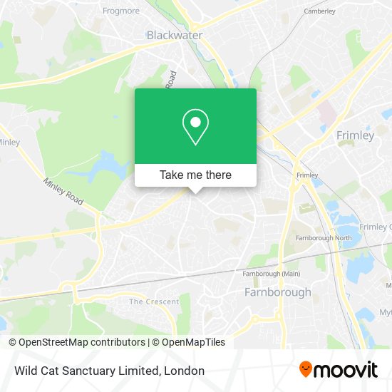 Wild Cat Sanctuary Limited map