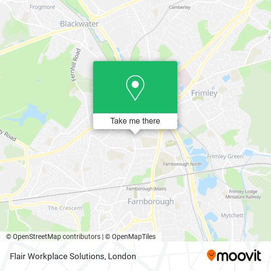 Flair Workplace Solutions map