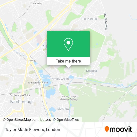 Taylor Made Flowers map