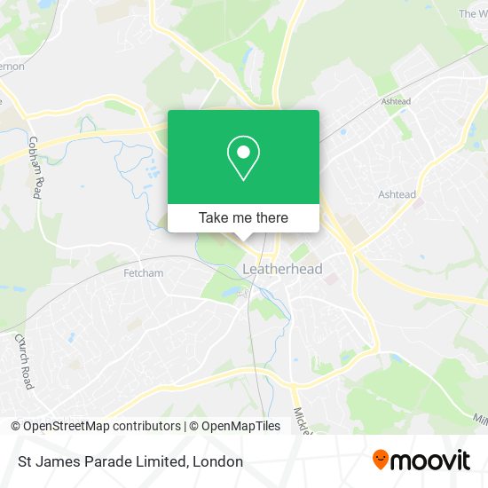 St James Parade Limited map
