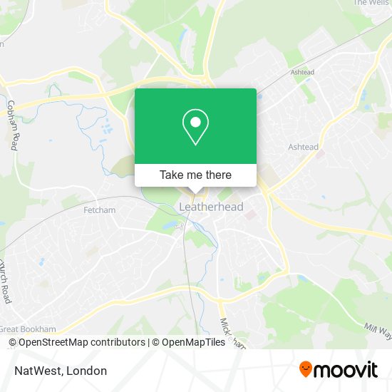 NatWest map