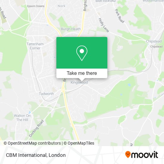 CBM International map