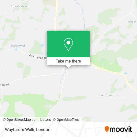 Wayfarers Walk map