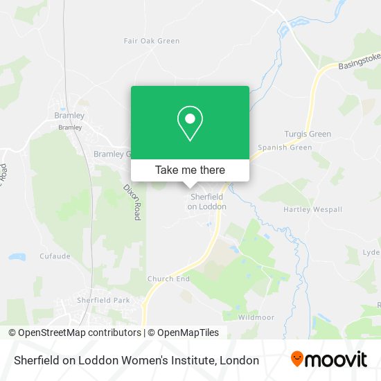 Sherfield on Loddon Women's Institute map