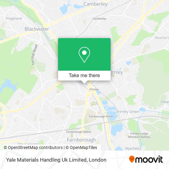 Yale Materials Handling Uk Limited map