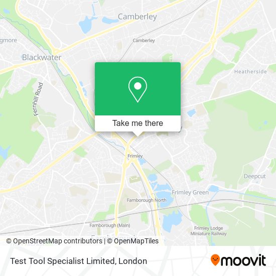 Test Tool Specialist Limited map