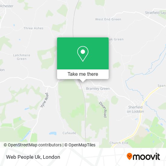 Web People Uk map