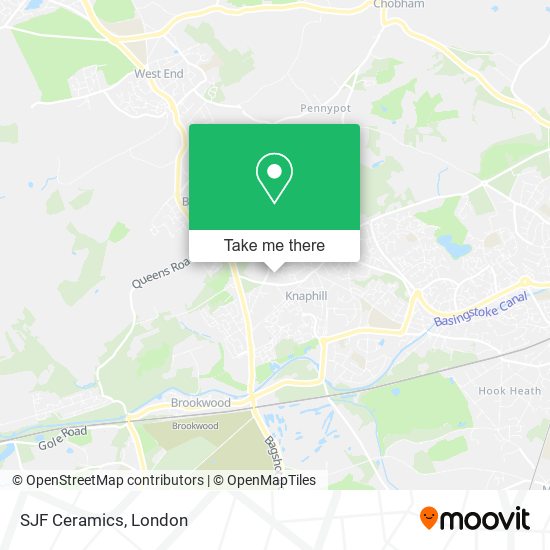 SJF Ceramics map