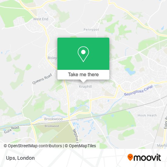 Ups map
