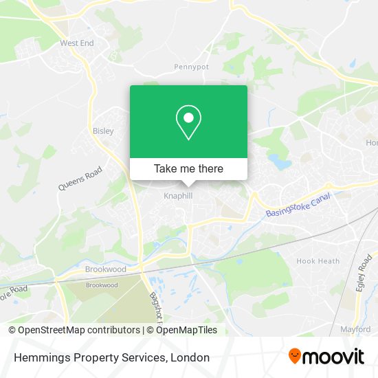 Hemmings Property Services map