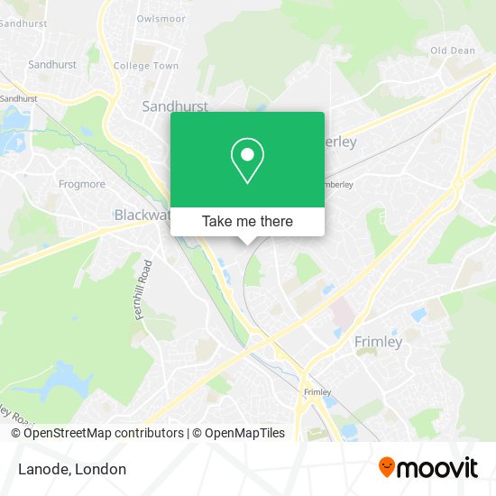 Lanode map