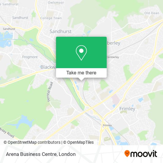 Arena Business Centre map