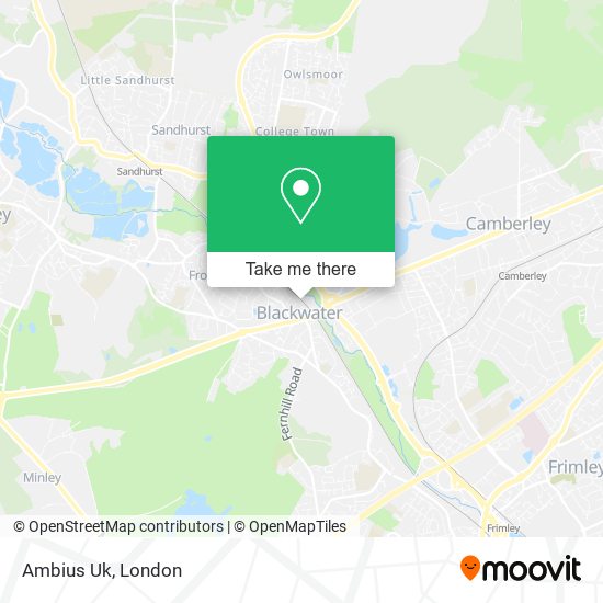 Ambius Uk map