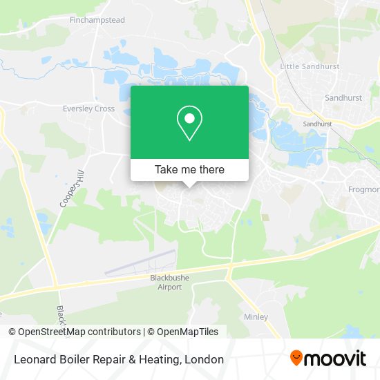 Leonard Boiler Repair & Heating map