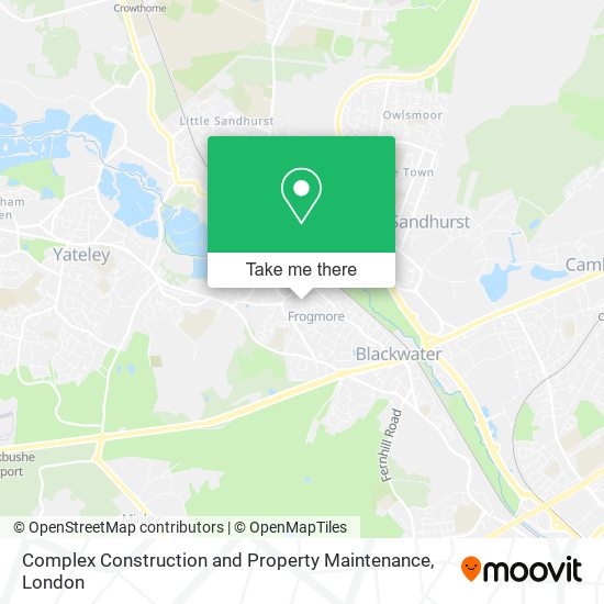 Complex Construction and Property Maintenance map