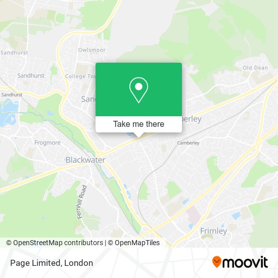 Page Limited map