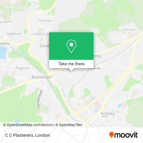 C C Plasterers map