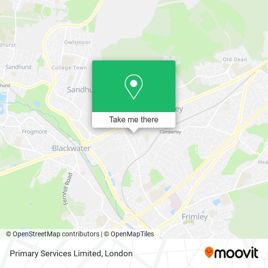 Primary Services Limited map