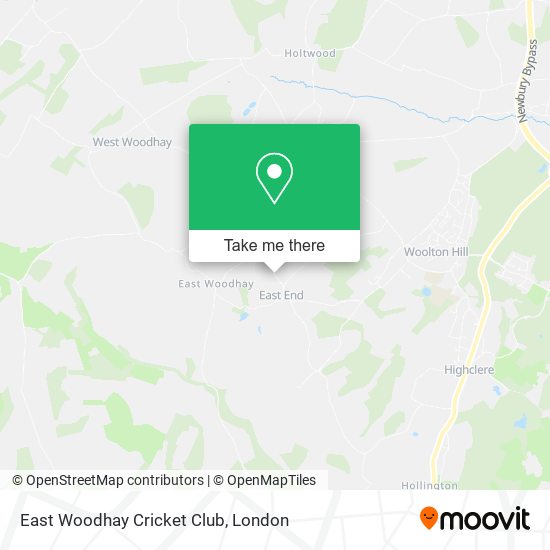 East Woodhay Cricket Club map
