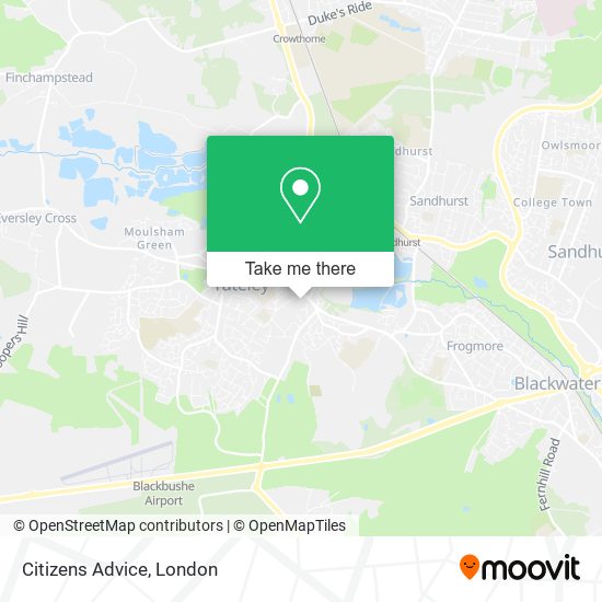 Citizens Advice map