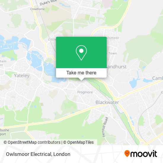 Owlsmoor Electrical map