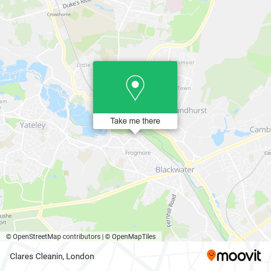 Clares Cleanin map