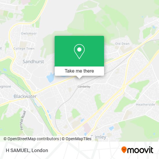 H SAMUEL map