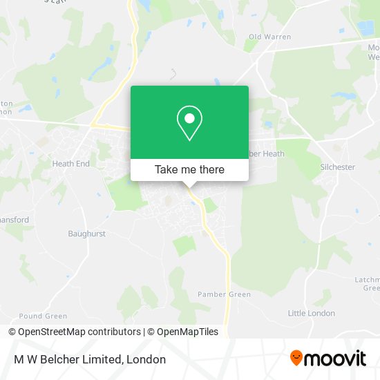 M W Belcher Limited map