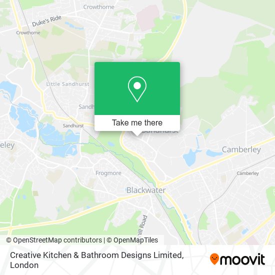 Creative Kitchen & Bathroom Designs Limited map