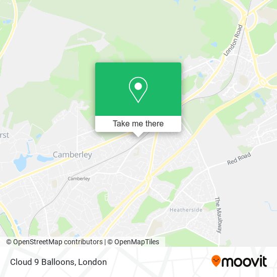 Cloud 9 Balloons map