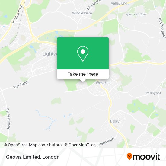 Geovia Limited map