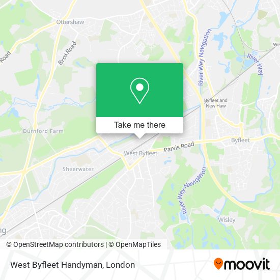 West Byfleet Handyman map