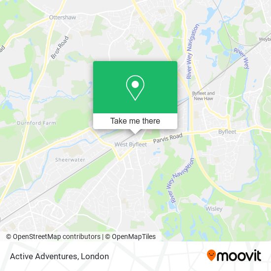 Active Adventures map