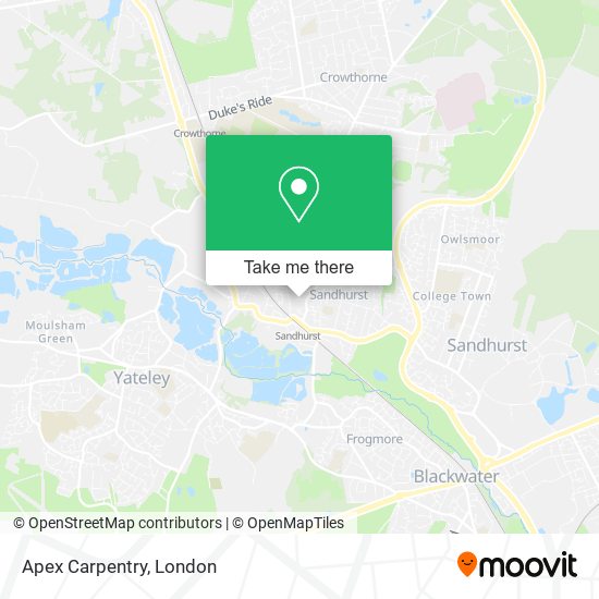 Apex Carpentry map