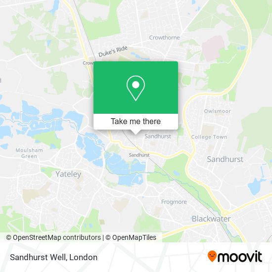 Sandhurst Well map