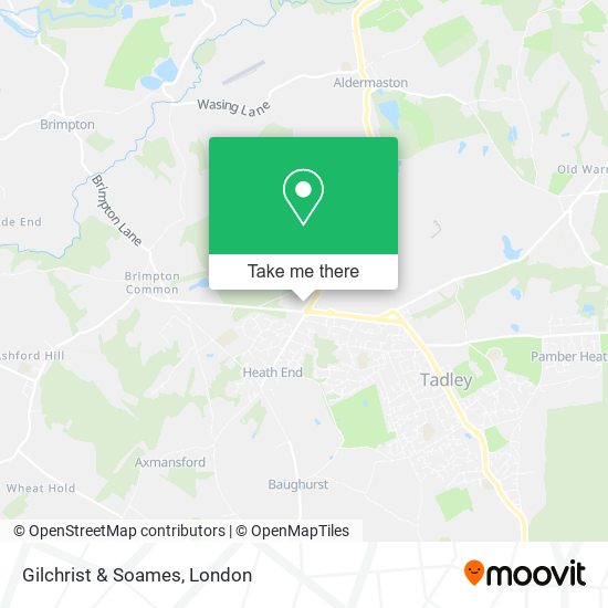 Gilchrist & Soames map