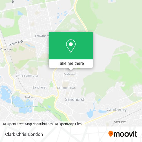 Clark Chris map