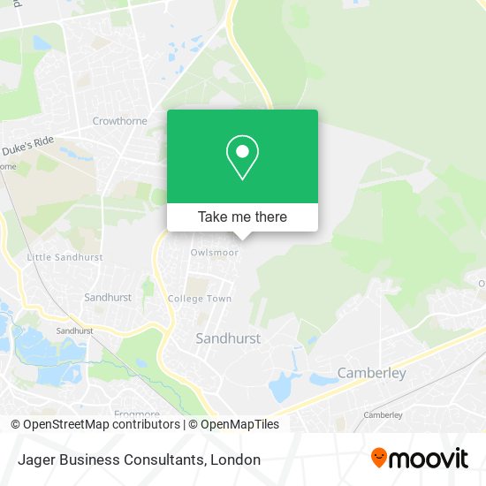 Jager Business Consultants map