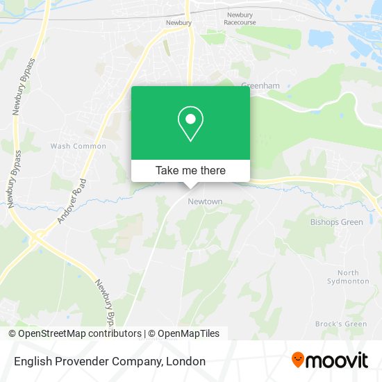 English Provender Company map