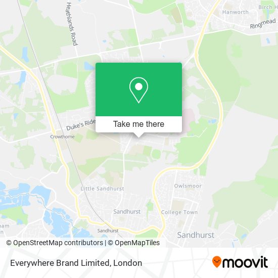 Everywhere Brand Limited map