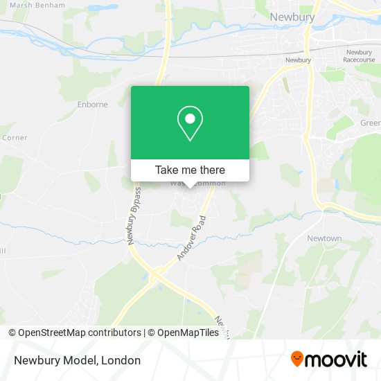 Newbury Model map
