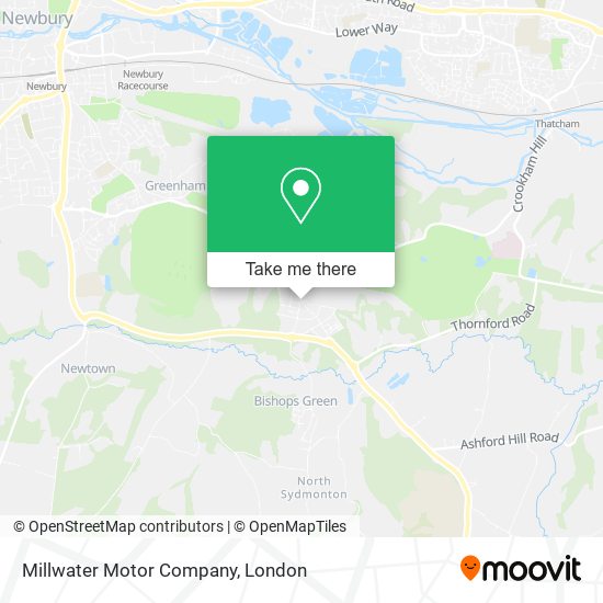 Millwater Motor Company map