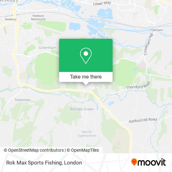 Rok Max Sports Fishing map