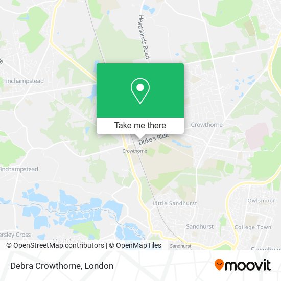 Debra Crowthorne map