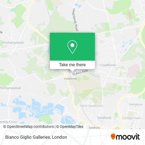 Bianco Giglio Galleries map