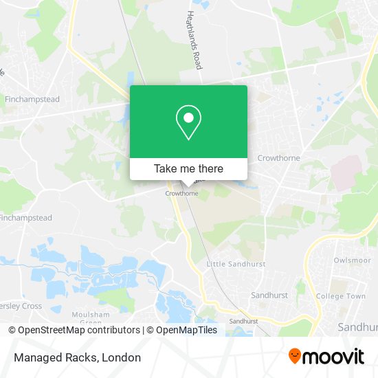 Managed Racks map
